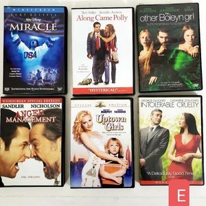 6 Assorted DVD's Family & Kids Drama Movies Entertainment LOT E Columbia